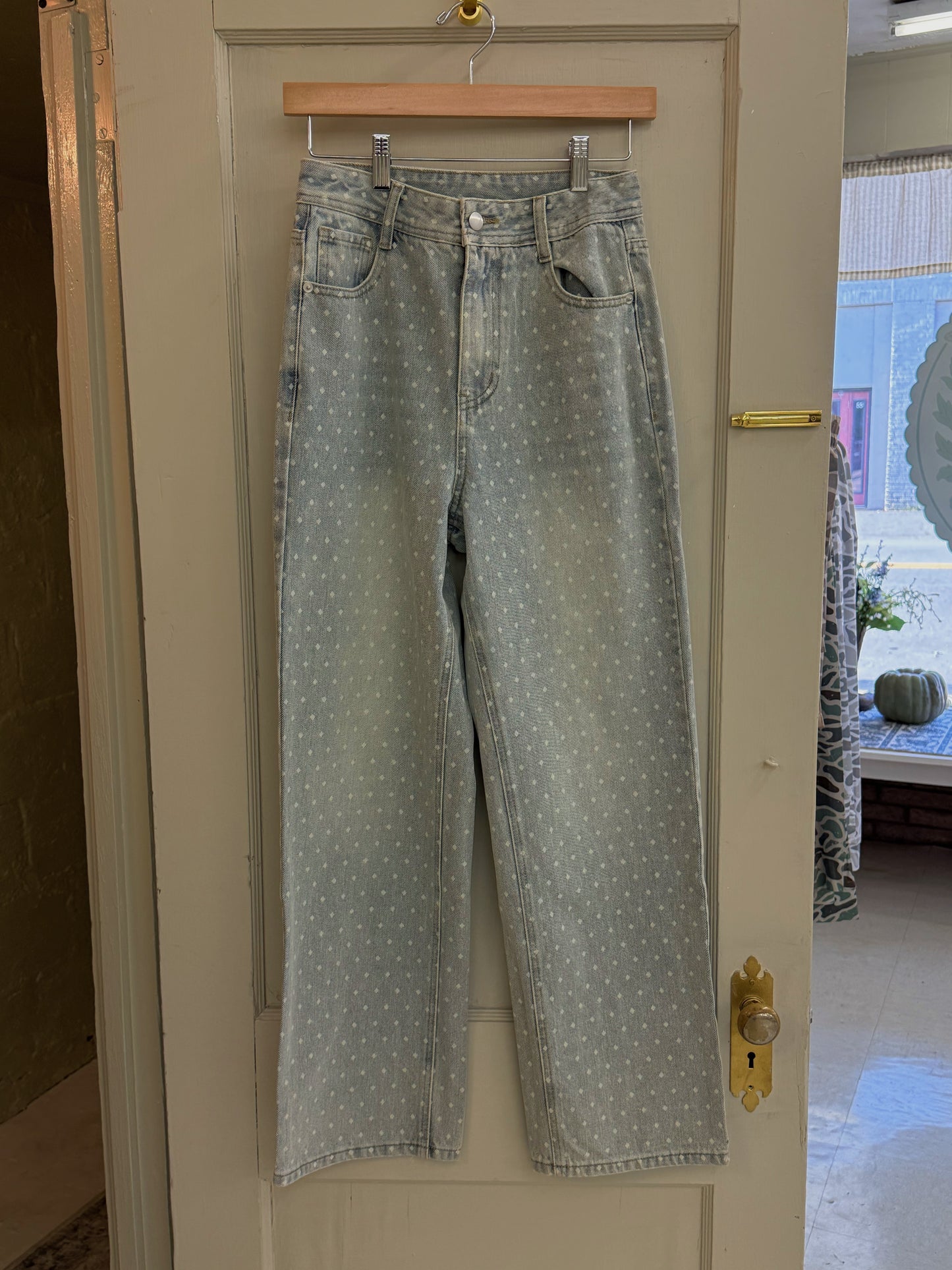 Dotty Denim Jeans