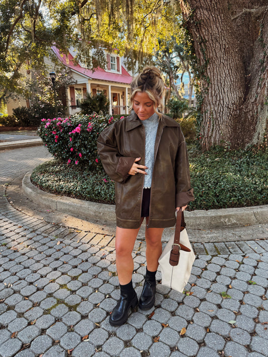 Cold Brew Oversized Jacket