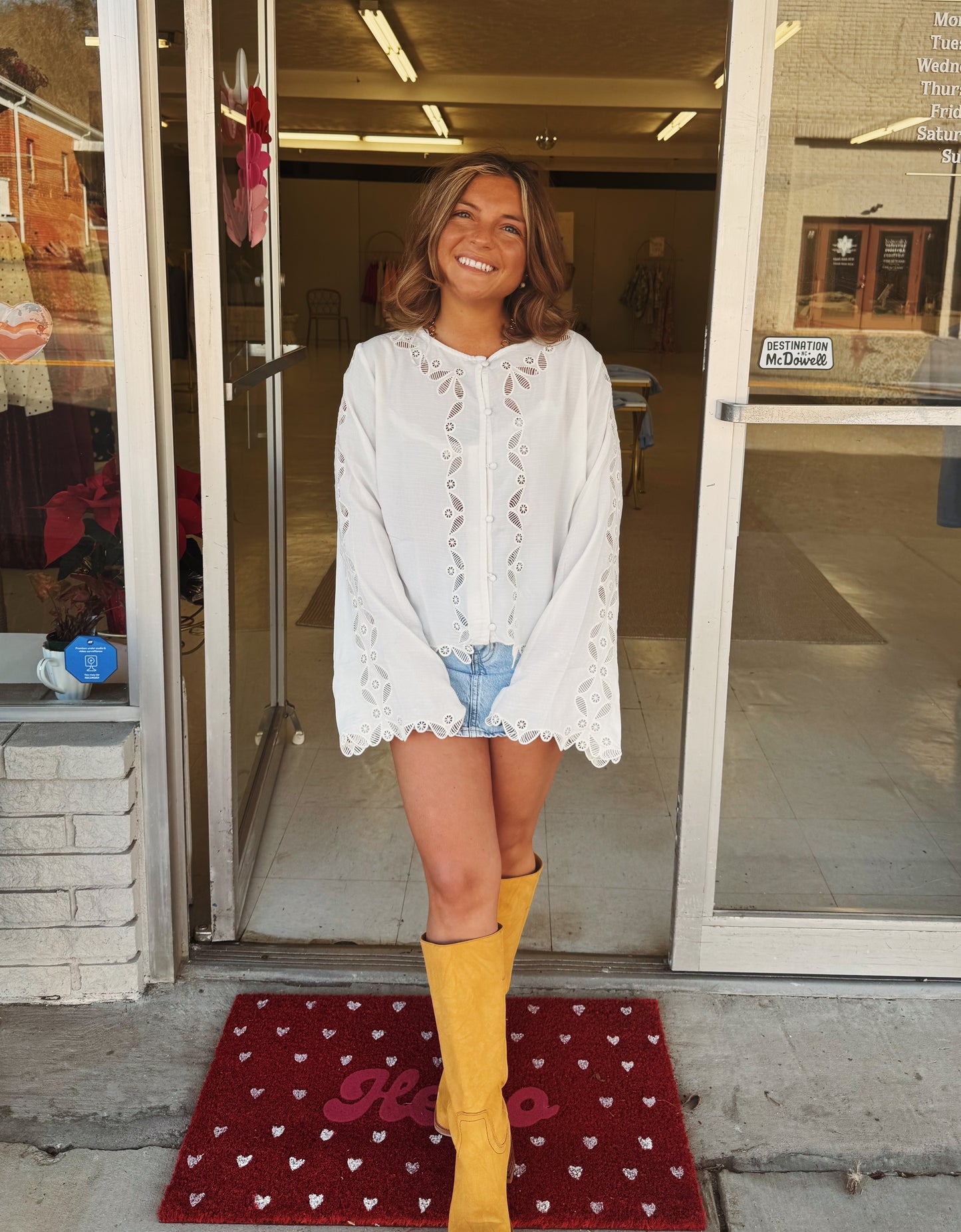 Ivory Elegance Blouse