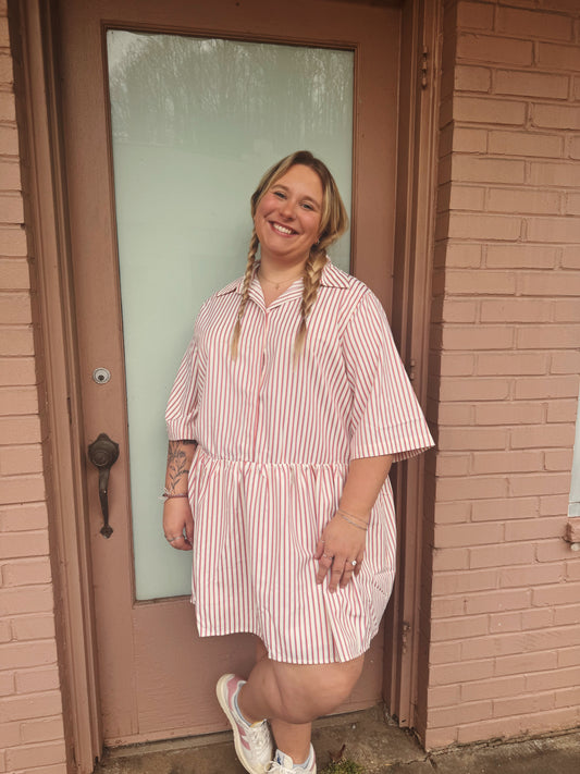 Love Lane Collared Dress *Curve Collection*