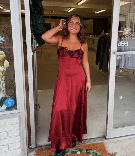 Seasons Greetings Midi Dress