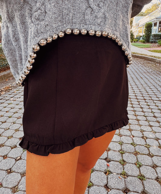 Ruffle Mini Skirt