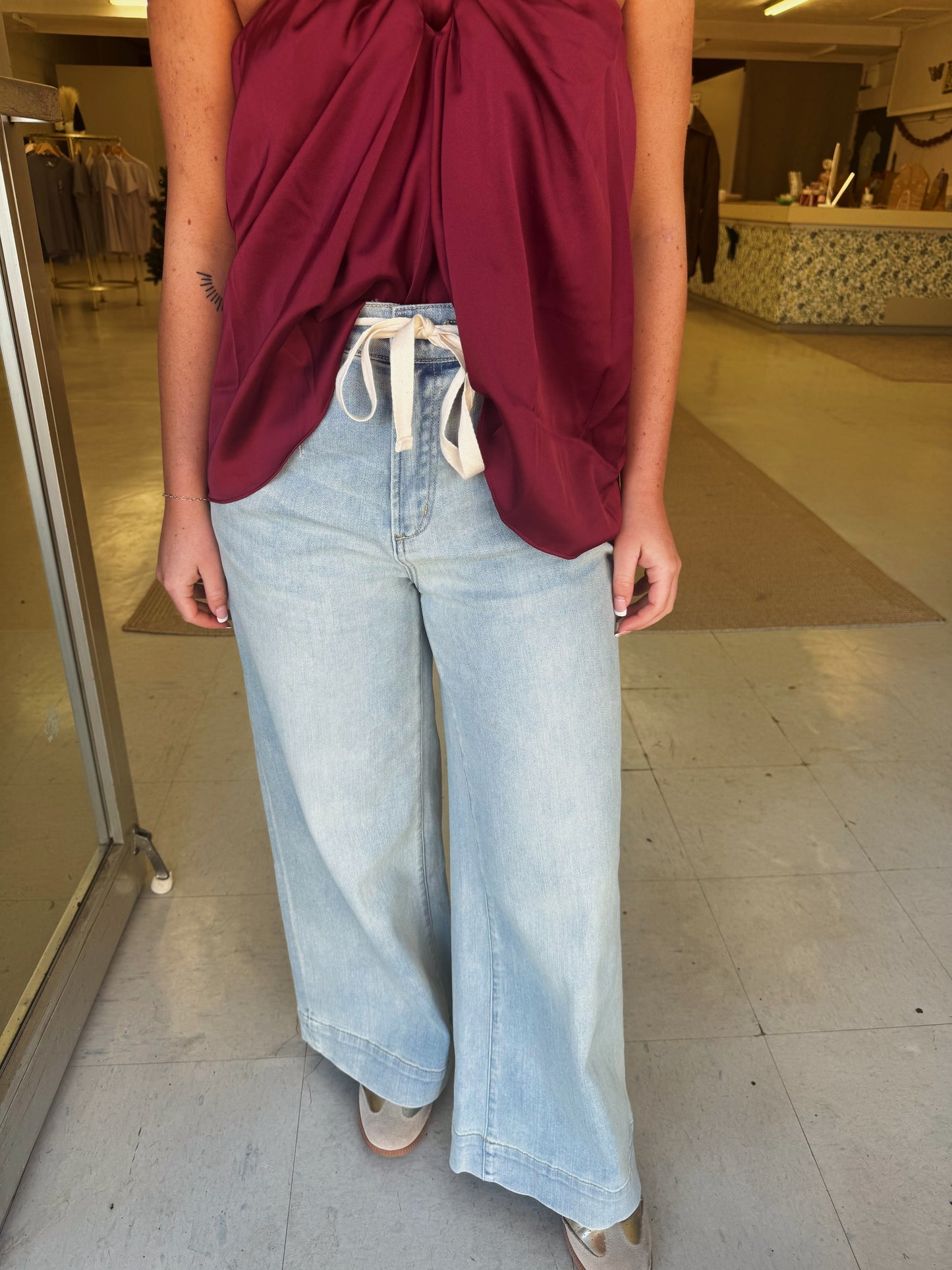 Invisible String Jeans