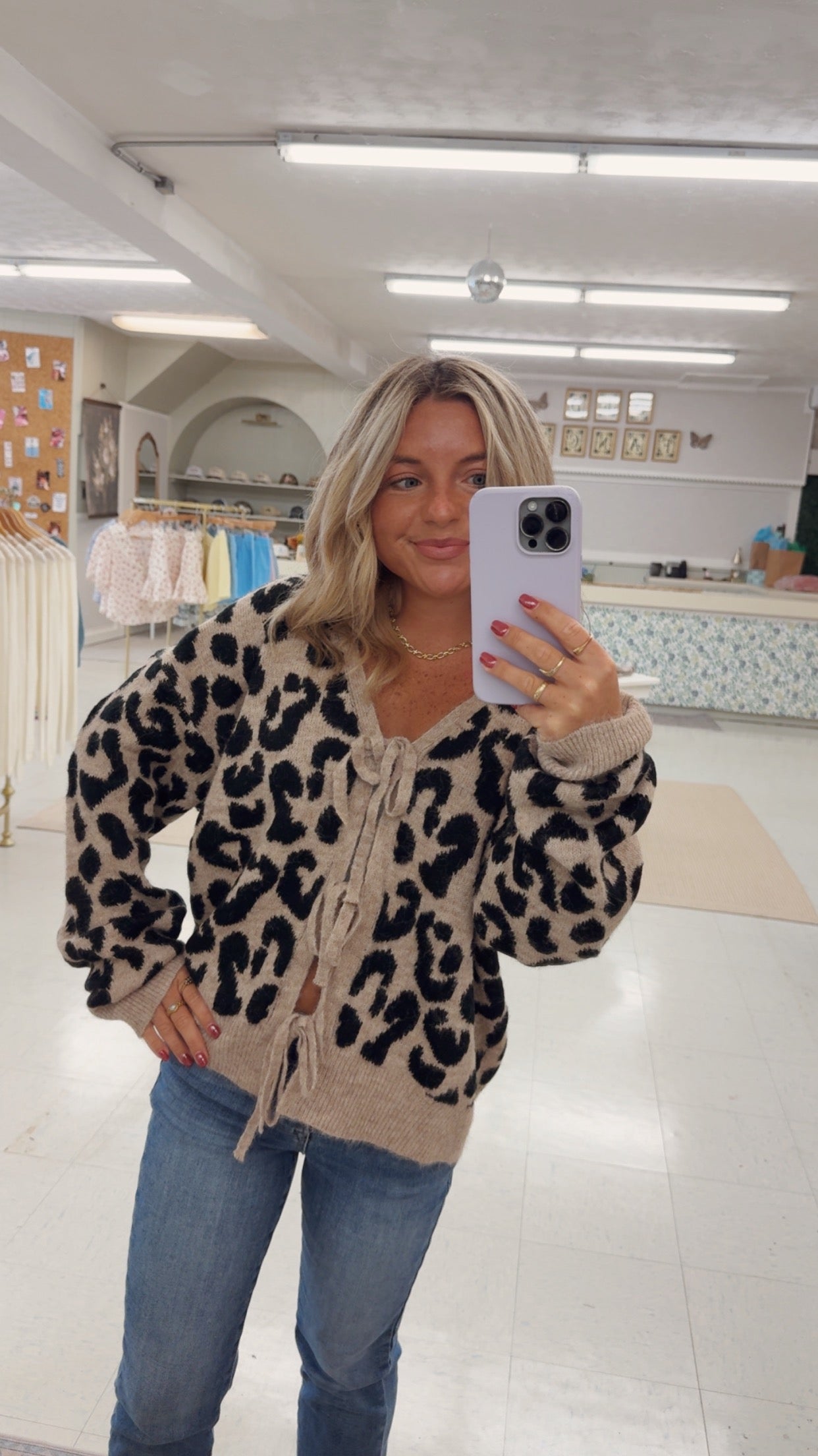 Gone Wild Tie Sweater