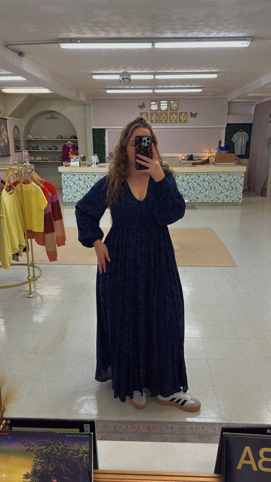 All Indigo Maxi Dress