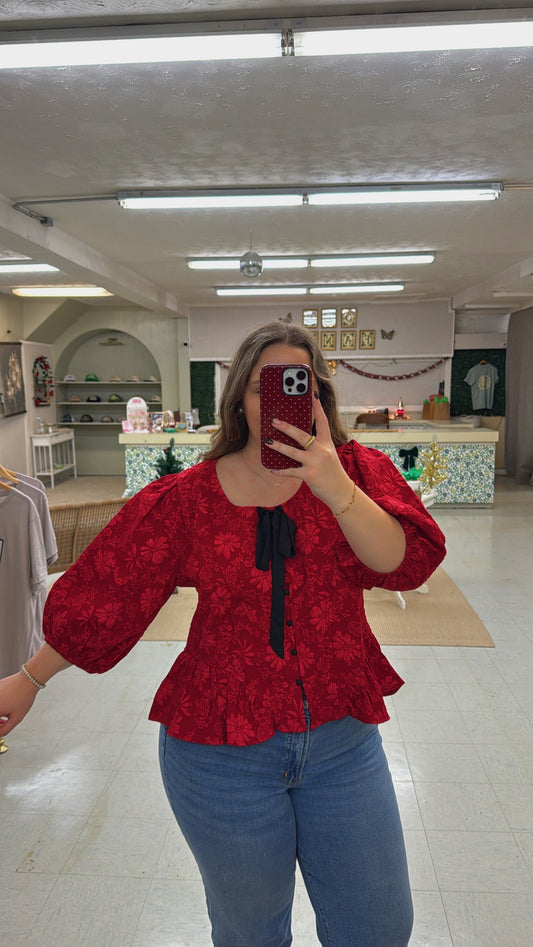 Christmas Morning Top *Curve Collection*