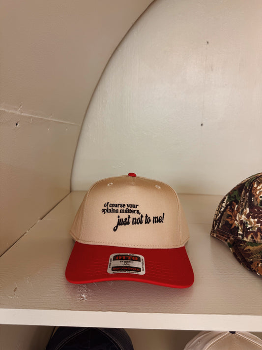 Opinion Matters Hat