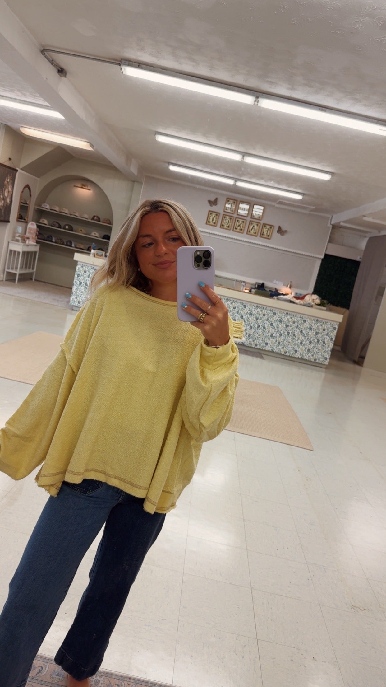 Flowy cross- back top