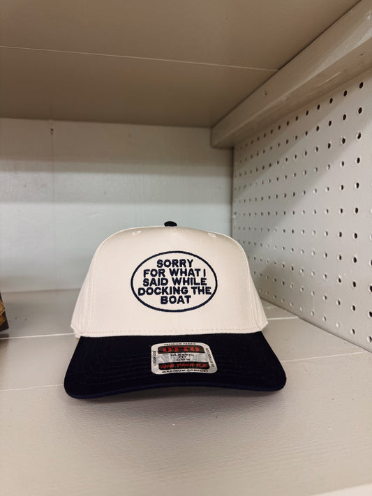 Docking the boat hat