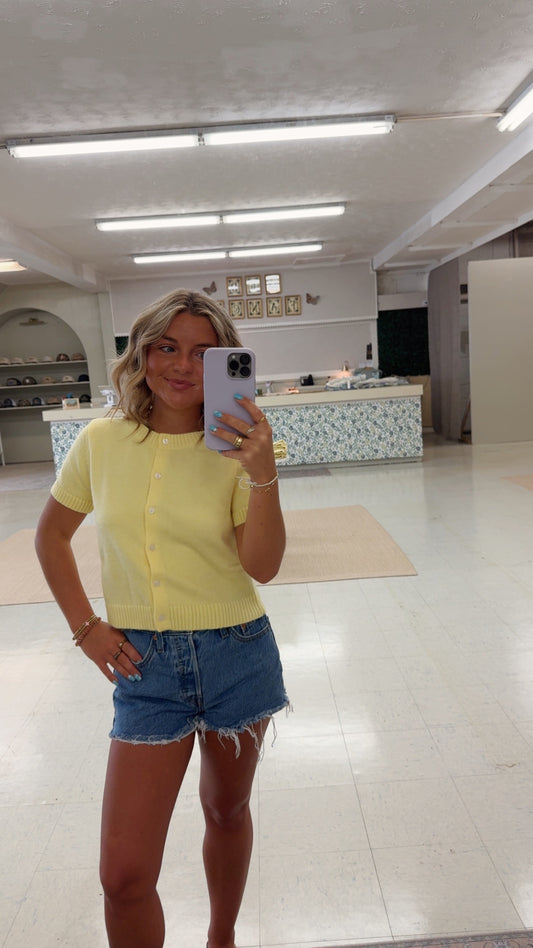 Sunshine Short Sleeve Cardigan