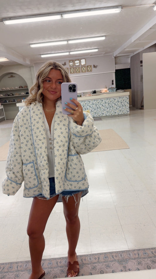 Floral Quilted Jacket
